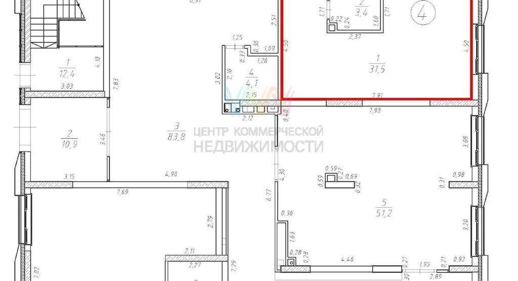 торговое помещение г Уфа р-н Кировский ул Коммунистическая 115/1 фото 6