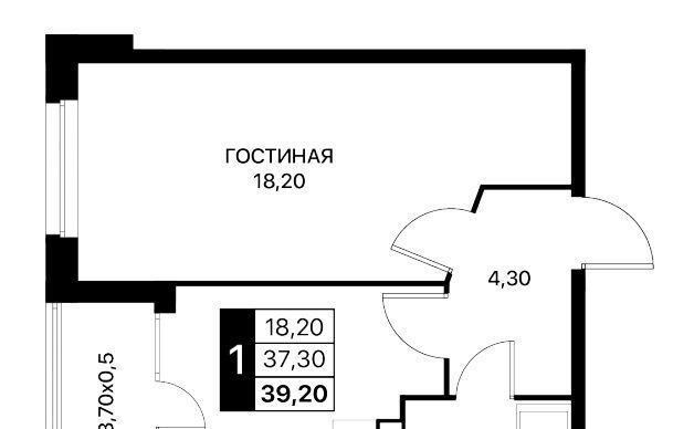 квартира г Ростов-на-Дону р-н Первомайский Смартполет жилой комплекс фото 1