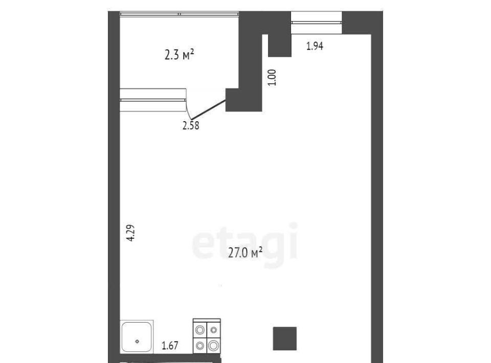 квартира г Ростов-на-Дону р-н Советский ул Доватора 235 фото 2