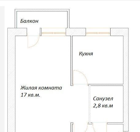 квартира г Екатеринбург р-н Орджоникидзевский Проспект Космонавтов, ул. 40-летия Октября, 38А фото 18