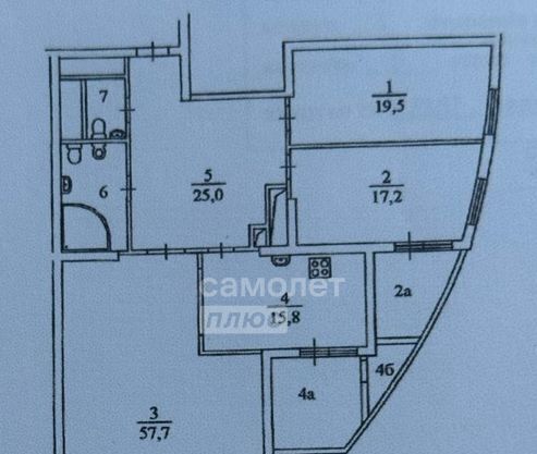 квартира г Москва метро ЦСКА б-р Ходынский 5к/3 муниципальный округ Хорошёвский фото 2