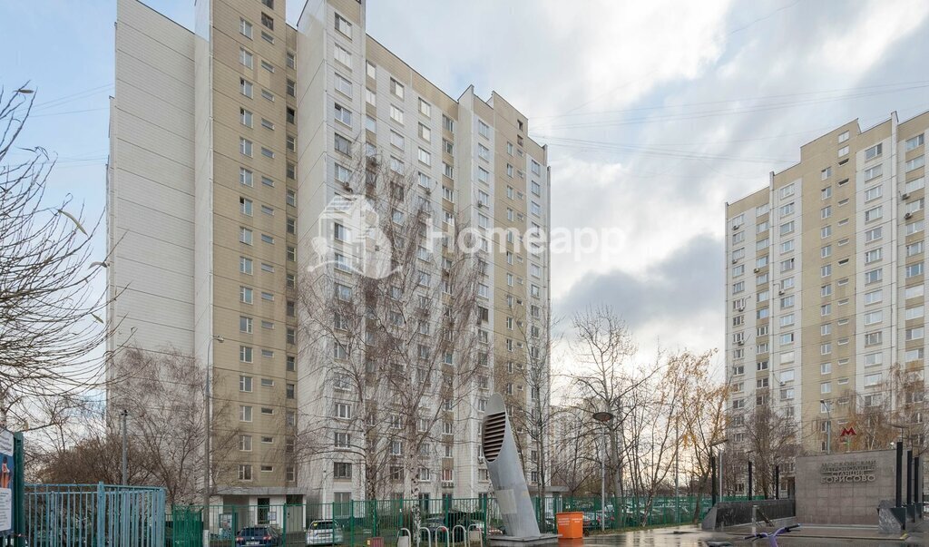 квартира г Москва метро Борисово ул Борисовские Пруды 14к/3 муниципальный округ Братеево фото 17