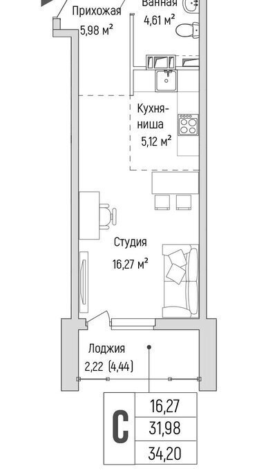 квартира г Красногорск Павшино жилой комплекс Рига Хиллс фото 1