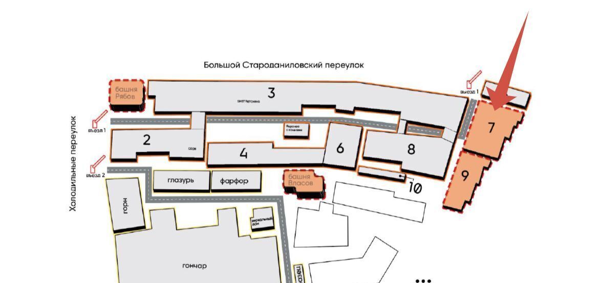 свободного назначения г Москва метро Тульская пер Большой Староданиловский 2с/7 муниципальный округ Даниловский фото 4