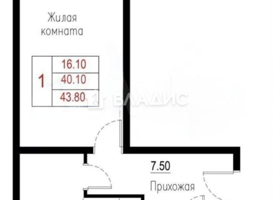 квартира г Новороссийск р-н Приморский ш Анапское 41б муниципальное образование Новороссийск фото 2