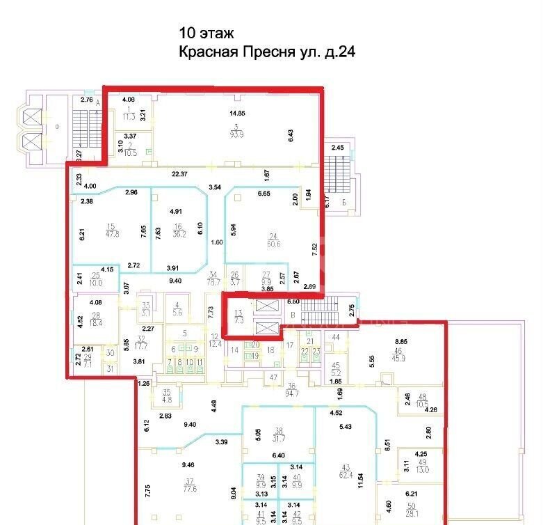 офис г Москва метро Краснопресненская ул Красная Пресня 24 муниципальный округ Пресненский фото 13