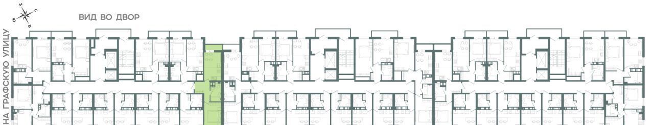 квартира р-н Всеволожский г Мурино ул Графская 6к/1 Девяткино фото 13