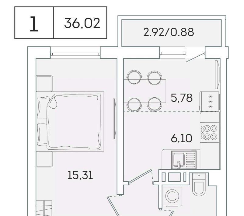 квартира р-н Всеволожский г Мурино ул Графская 6к/1 Девяткино фото 1