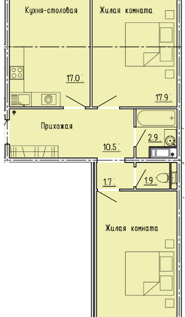 квартира г Пенза ул Яшиной 4 городской округ Пенза фото 1