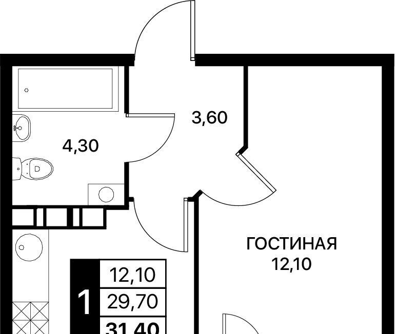 квартира г Ростов-на-Дону р-н Первомайский ул Берберовская 19с/2 фото 1