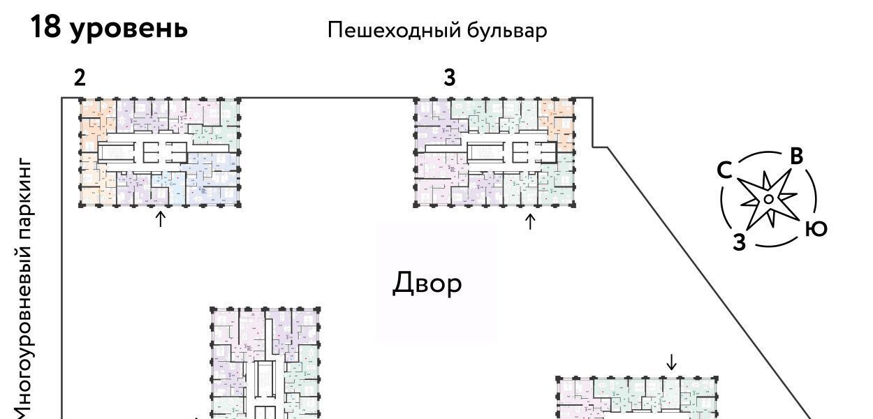 квартира г Тюмень р-н Ленинский ул Тимофея Чаркова 93 микрорайон «Звездный» Ленинский административный округ фото 2