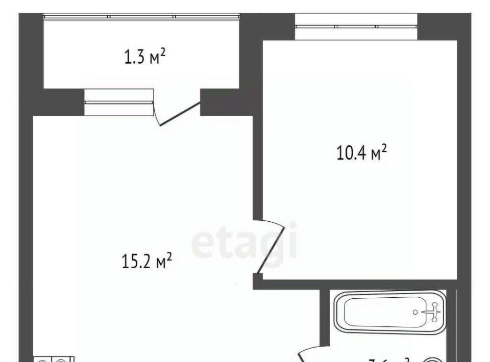 квартира г Ярославль р-н Фрунзенский ул Академика Колмогорова 26 фото 23