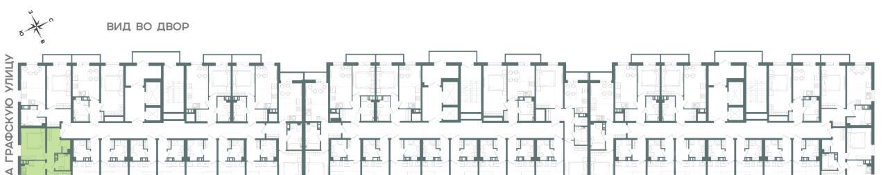 квартира р-н Всеволожский г Мурино ул Графская 6к/1 ЖК Lampo Девяткино фото 10