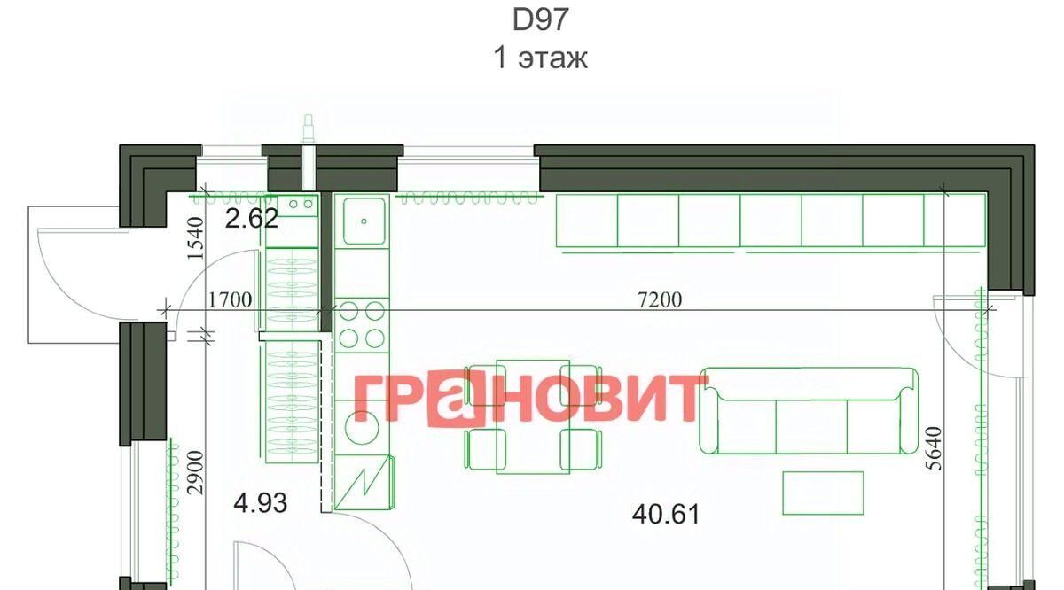 дом р-н Новосибирский с Новолуговое 3-й квартал Новолуговской сельсовет фото 2