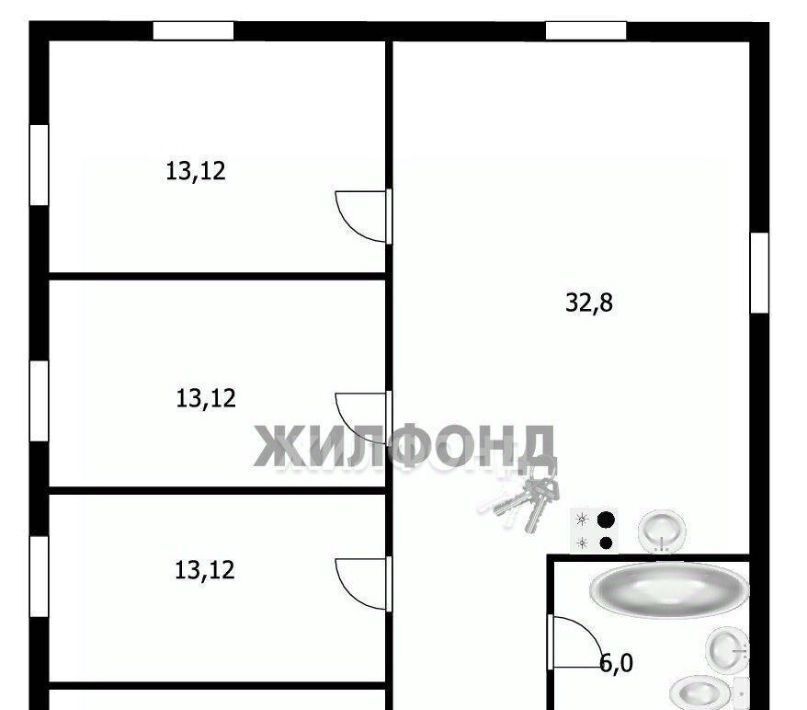 дом р-н Новосибирский с Марусино Криводановский сельсовет, ул. Ежевичная фото 7