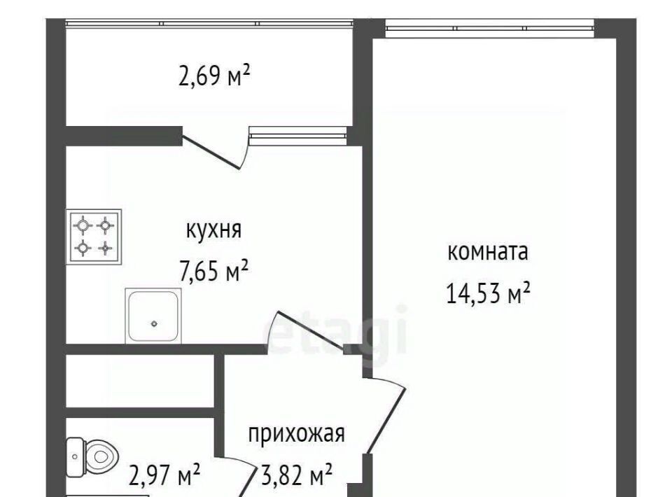 квартира г Екатеринбург р-н мкр Светлый Ботаническая Уктус жилрайон, 11 фото 27