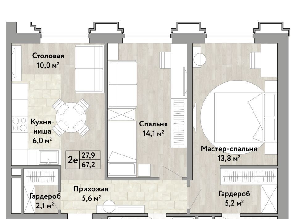 квартира г Хабаровск р-н Центральный ул Нагишкина 3 фото 1