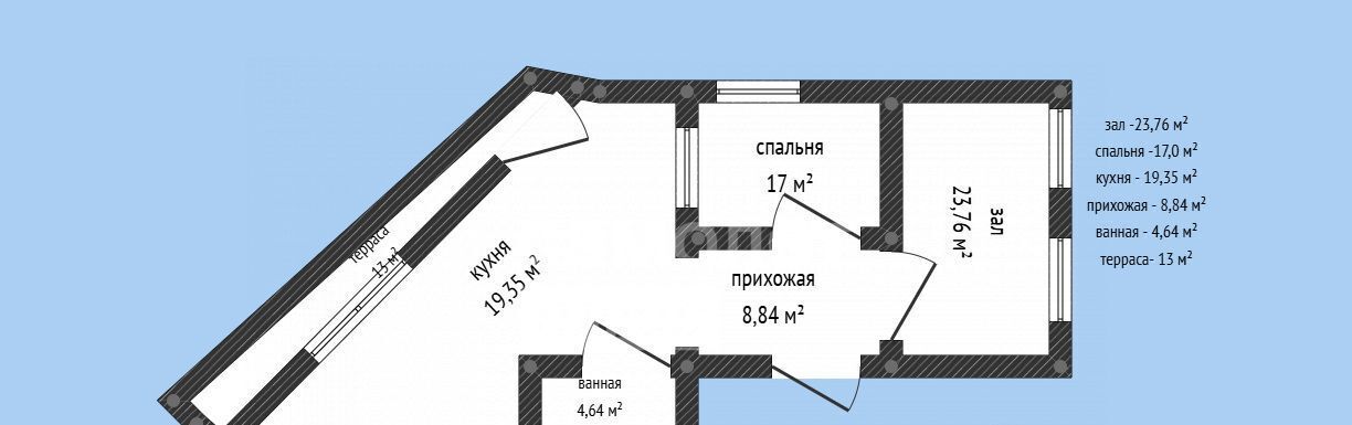 квартира г Махачкала р-н Кировский ул Громова 6б фото 2