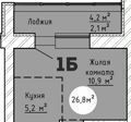 квартира г Тольятти р-н Автозаводский ул 40 лет Победы поз. 3. 1 фото 2