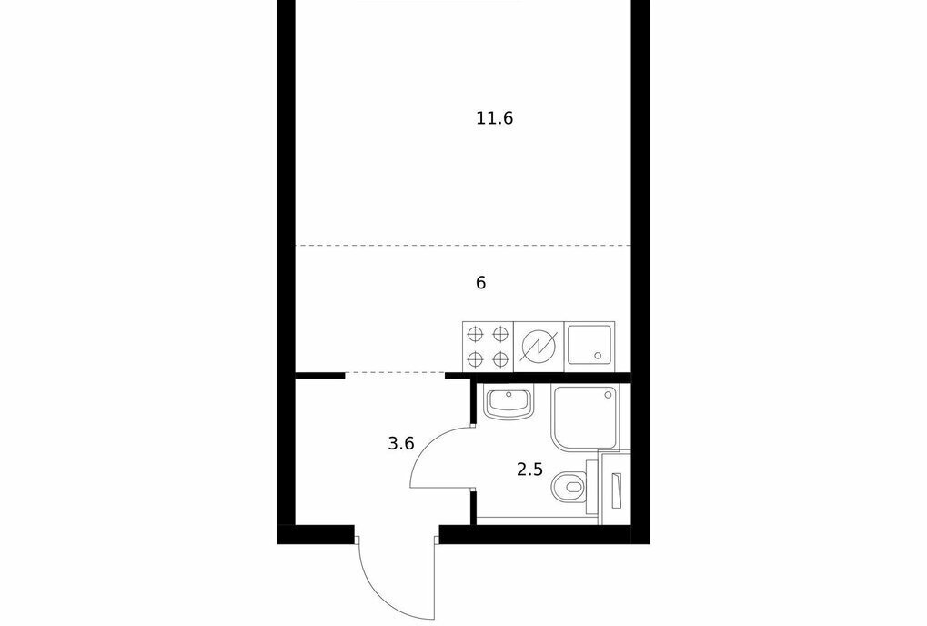 квартира г Москва метро Озерная проезд Проектируемый 1087-й 1с/1 2к фото 1