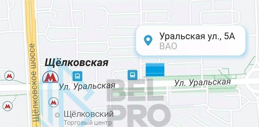 торговое помещение г Москва метро Щелковская ул Уральская 5а муниципальный округ Гольяново фото 7