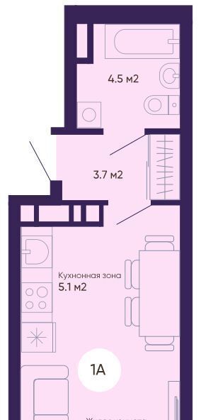 квартира г Екатеринбург р-н Железнодорожный Уральская ЖК Космос фото 1