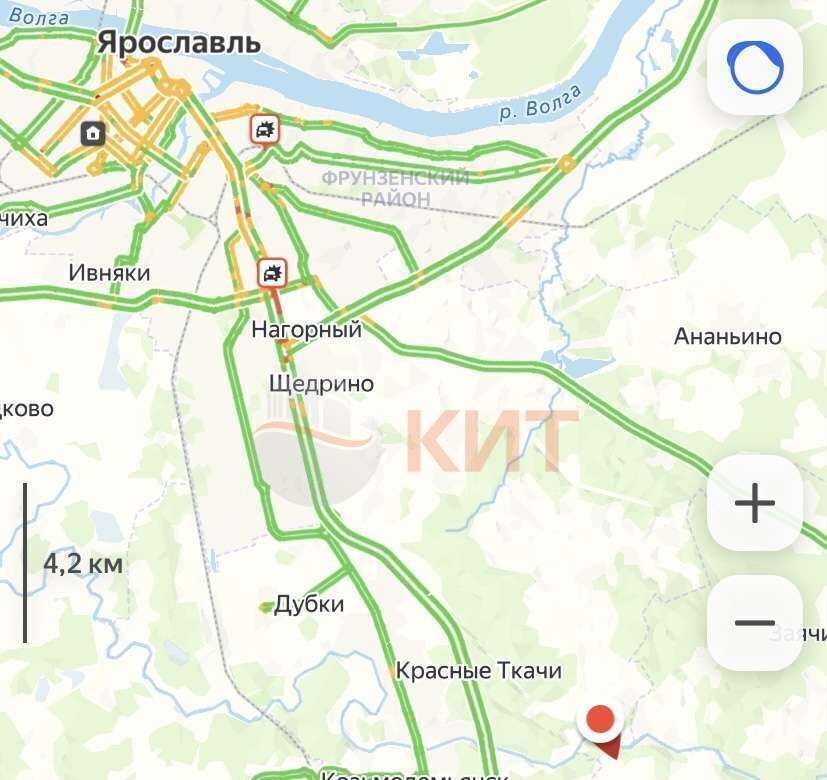 дом р-н Ярославский с Введенье Карабихское сельское поселение, 4, Красные Ткачи фото 36