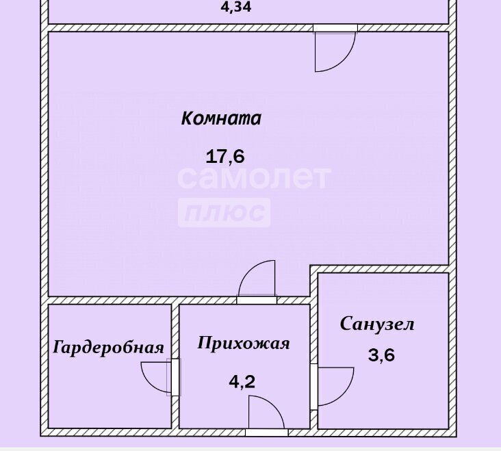 квартира г Ульяновск р-н Ленинский ул Скочилова 4 фото 20