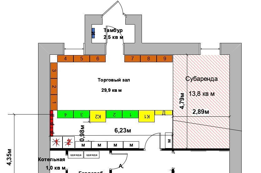 торговое помещение г Кашира ул Горького 1 фото 2