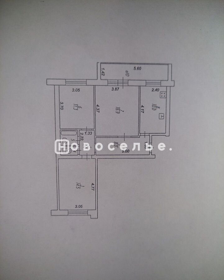 квартира г Рязань р-н Московский ул Интернациональная 13б район Канищево фото 15