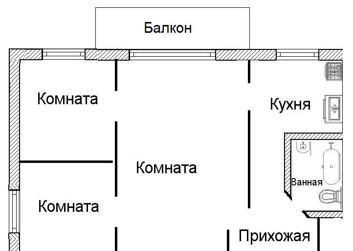 квартира г Муром ул Комсомольская 51 фото 19