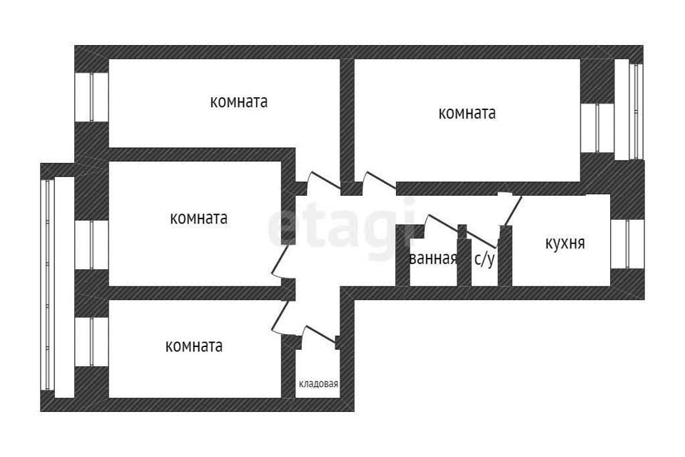 дом г Курган Курган городской округ, улица Круговая, 11 фото 7