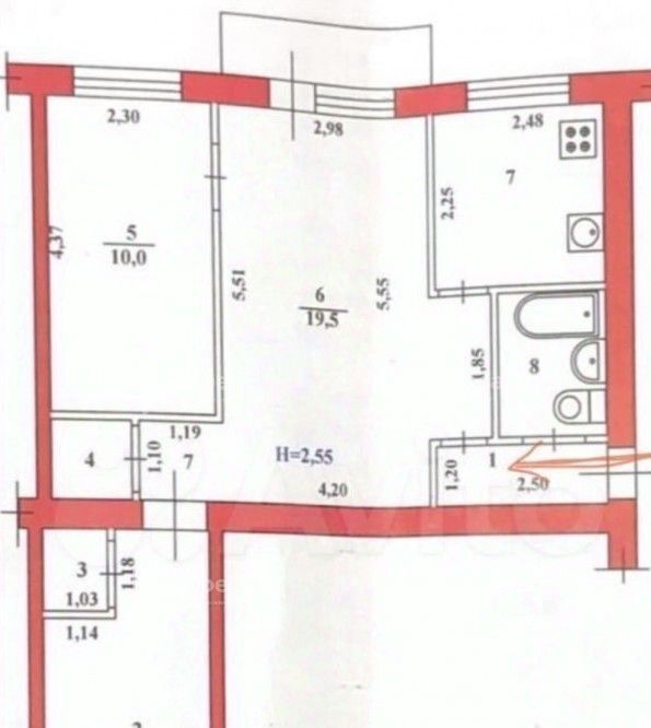 квартира г Волгоград р-н Тракторозаводский ул Ополченская 10 фото 3