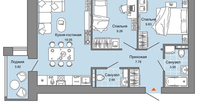 р-н Ленинский ул Слобода Урванцево ЖК ZNAK ЖК Знак фото