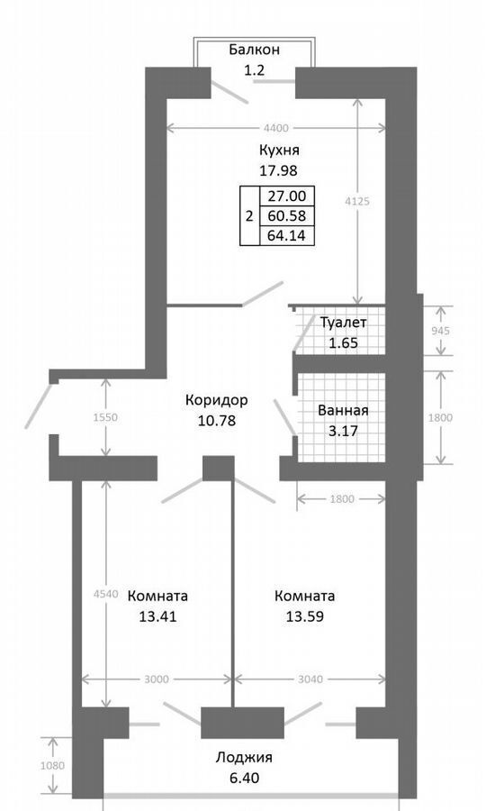 квартира г Ярославль р-н Фрунзенский ЖК на Дядьковской МКР №2, з/у 28 фото 2