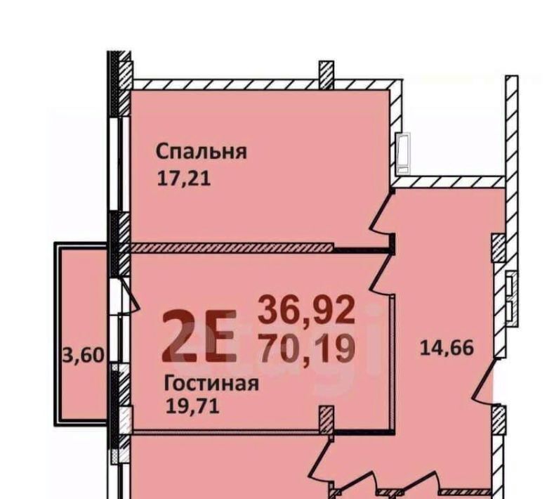 квартира г Новосибирск р-н Дзержинский Золотая Нива ул Коминтерна 124 ЖК RedFox фото 18