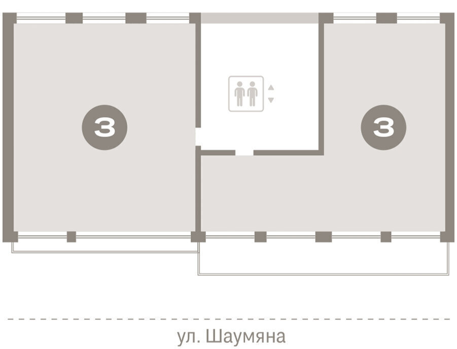 квартира г Екатеринбург р-н Ленинский Чкаловская ул Шаумяна 30 жилой район «Южные кварталы» фото 3