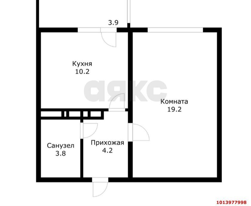 квартира г Краснодар р-н Прикубанский ул Героев-Разведчиков 23 фото 9