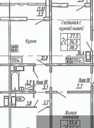 квартира г Воронеж р-н Центральный ул Шишкова 140б/6 ЖК «‎Яблоневые Сады» фото 1