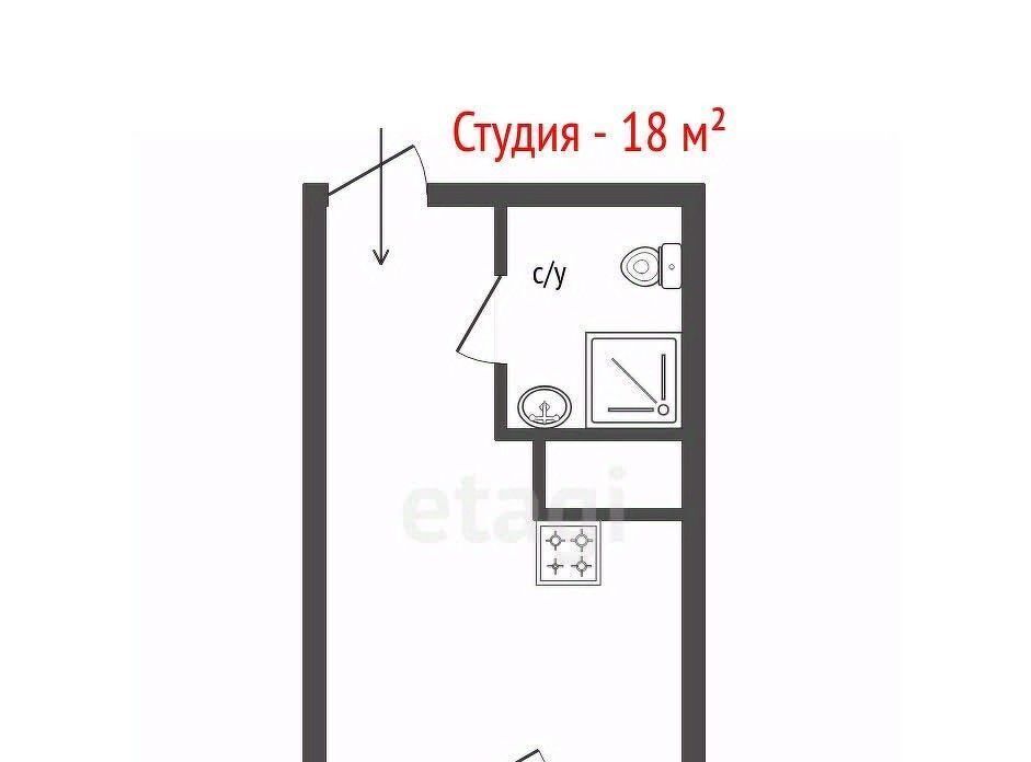 квартира г Екатеринбург р-н Чкаловский Ботаническая ул Рощинская 21к/2 ЖК «Тихий Берег-3» фото 16