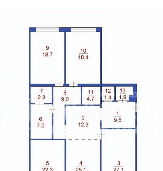 квартира г Кемерово р-н Ленинский б-р Строителей 28/1 фото 23