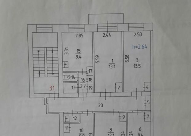 квартира г Пермь р-н Кировский ул Яранская 2 Кировский район фото 7