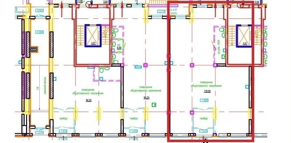 торговое помещение г Челябинск р-н Курчатовский пр-кт Краснопольский 8 фото 10