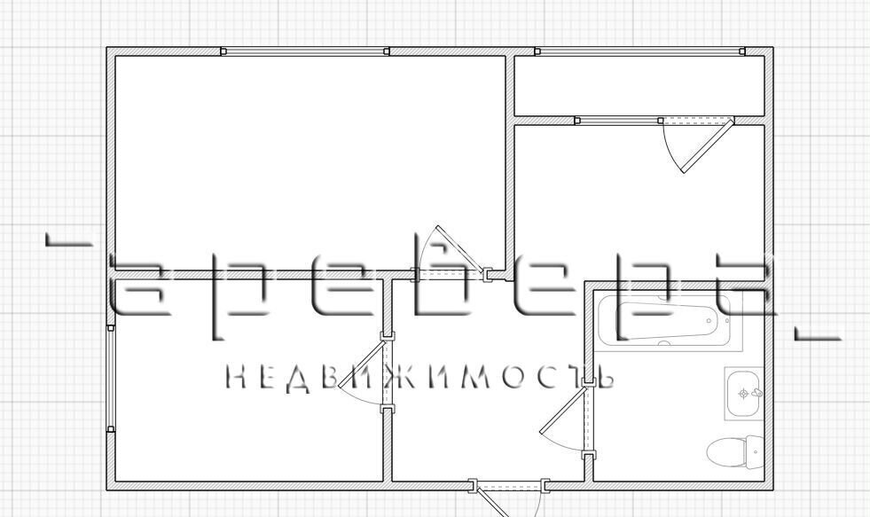 квартира г Красноярск р-н Железнодорожный ул Ломоносова 100 фото 14