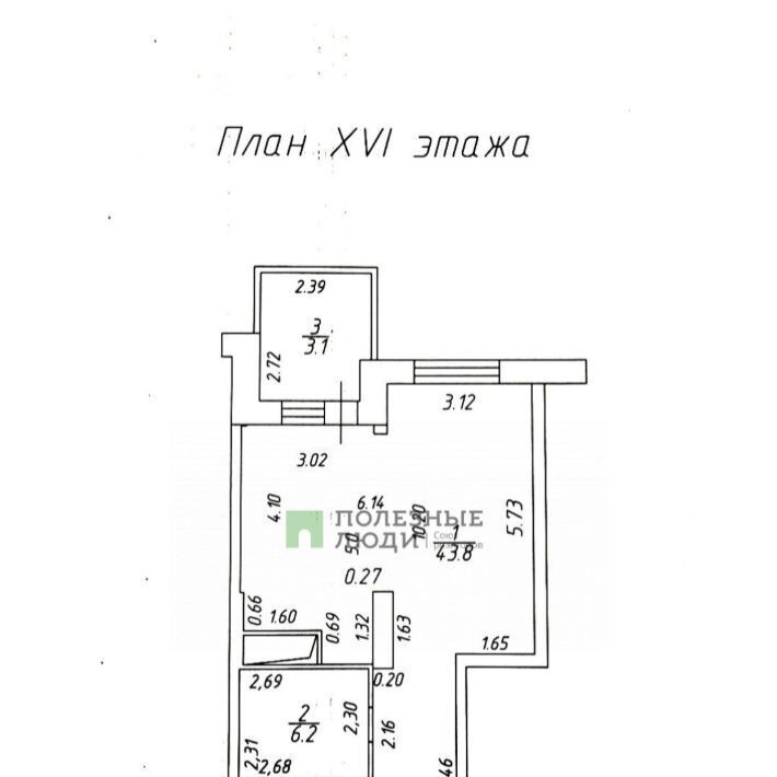 квартира г Набережные Челны р-н Центральный 12-й комплекс 22А фото 31