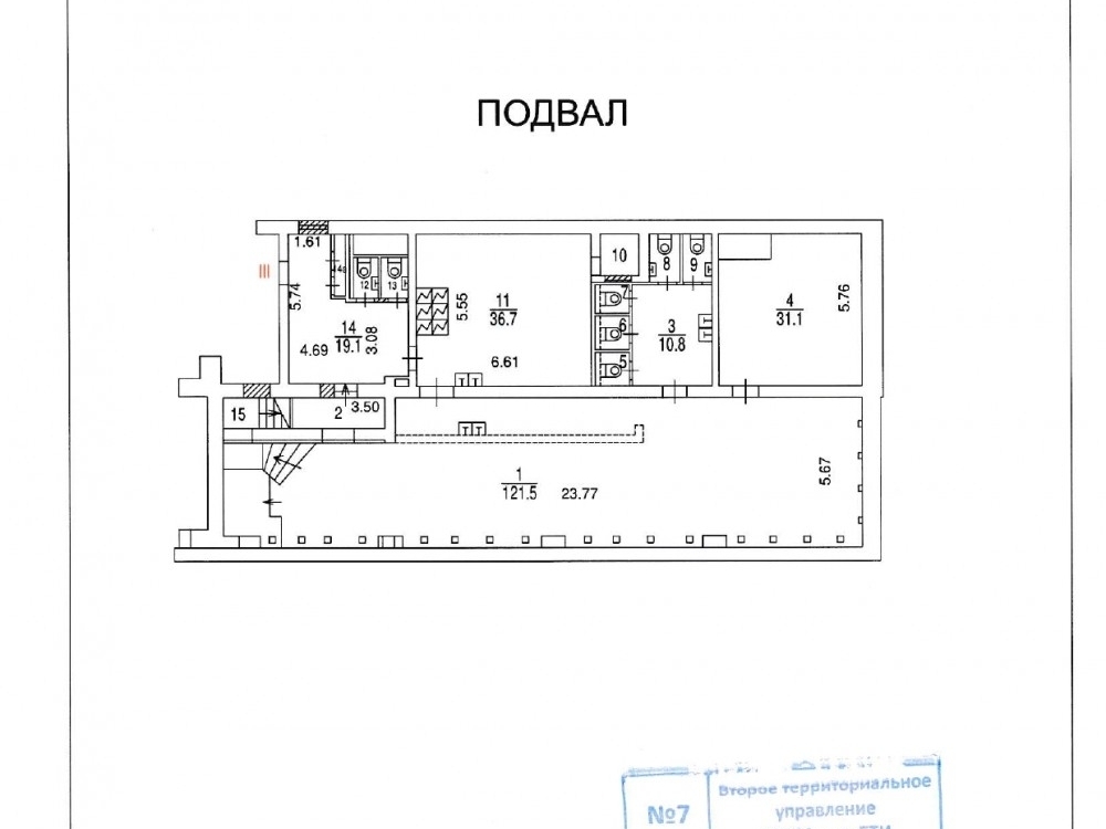 торговое помещение г Москва метро Коломенская пр-кт Андропова 37 муниципальный округ Нагатинский Затон фото 8