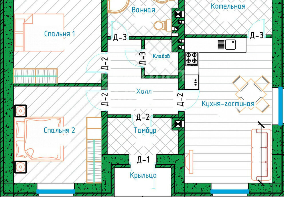 дом р-н Завьяловский д Шудья ул Сочинская коттеджный посёлок Тихие Зори фото 15