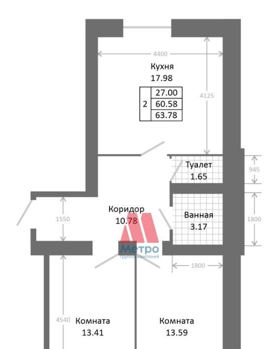 квартира г Ярославль р-н Фрунзенский ЖК на Дядьковской 2-й мкр фото 2