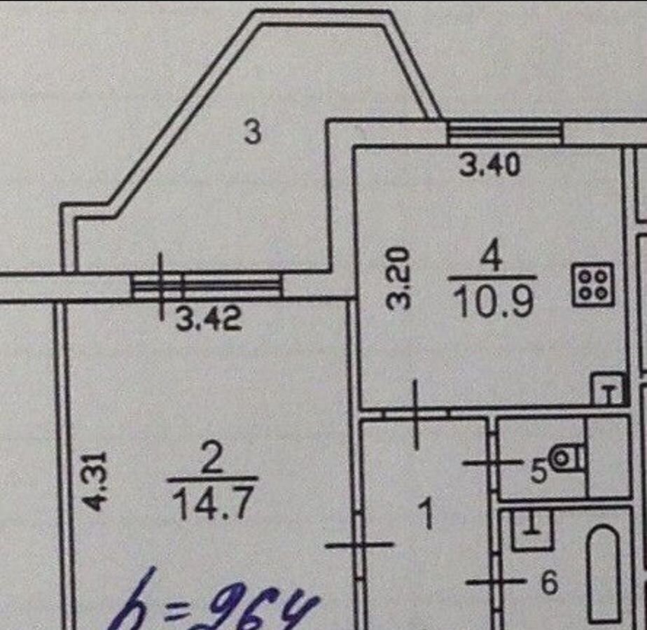 квартира г Балашиха мкр Ольгино ул Граничная 18 Ольгино фото 26