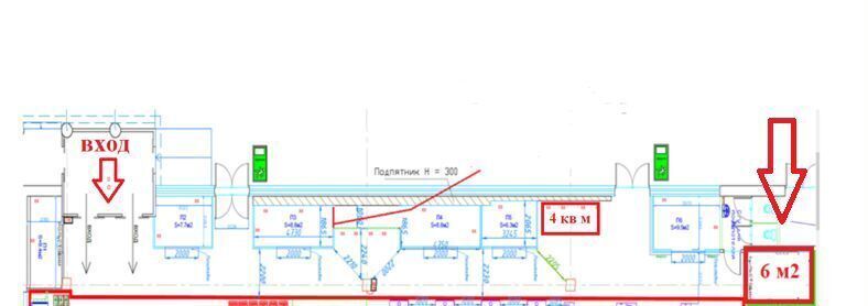 торговое помещение г Москва метро Крылатское б-р Осенний 12к/1 фото 3